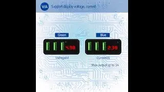 Зарядное USB 5V 3A с индикацией