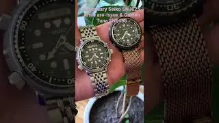 Legendary Seiko SNJ025 Arnie are-issue & Golden Tuna SNE498