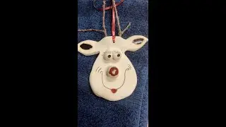 Weihnachtliche Kleinigkeiten töpfern. Rudi Rednose#Anleitung#Tutorial