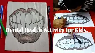 Teach Kids About Brushing Their Teeth | Dental Care Activity for Preschoolers | Tooth Brush Activity