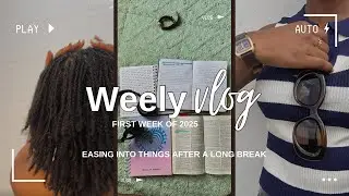 Weekly Vlog| First Week Of Jan| Easing into things after a long break