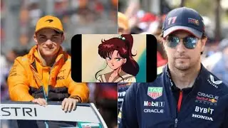 Sergio Perez, Makoto/Sailor Jupiter, and Oscar Piastri near fatal crash at Brazil