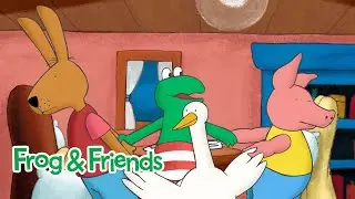 Frog sleeps over - Frog and Friends - made 4 kids TV
