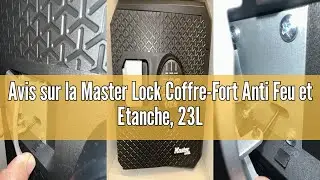 Avis sur la Master Lock Coffre-Fort Anti Feu et Etanche, 23L, 417 x 348 x 478 mm, Combinaison Digita