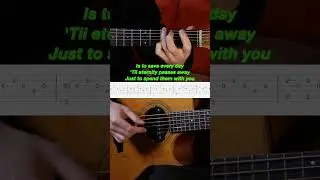 How I play Time in a Bottle (part 1) #jimcroce  #timeinabottle  #guitartabs #guitarlesson