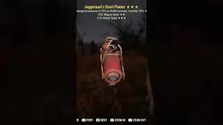 Juggernauts Short Flamer 25% Weapon Speed 15% Reload Speed #venemie #fallout #gaming #shorts #games