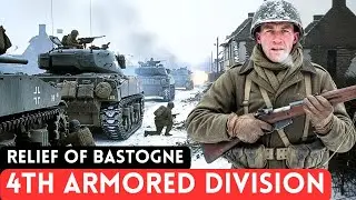 Fall Asleep To | History of the 4th Armored Division at the Relief of Bastogne | WW2 War Documentary