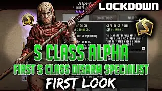 TWD RTS: S Class Alpha, First S Class Disarm - First Look - The Walking Dead: Road to Survival Leaks