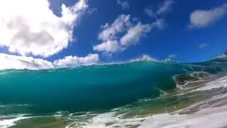 Andre Botha in massive shorebreak