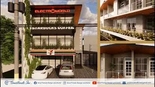 Proposed 4 Storey Building // Smart Building // 3D Walk Thru // Smartrends Design and Build