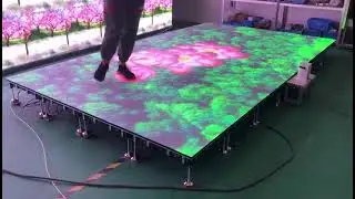 interactive dance floor led display