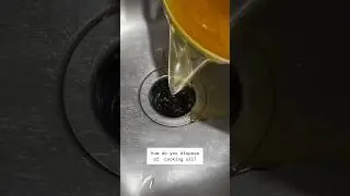✅how do you dispose of cooking oil? 🤔 #cleaning #cooking #oil #jessicatull