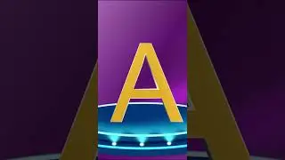Learn Letters | For Kids | Color Changing A #shorts #kids #kidslearning