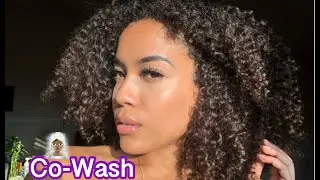 Co- Wash Curly Hair Routine 🧖🏾&zwj;♀️👑 | Natural Hair Routine