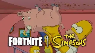 Spider Pig Easter Egg in Fortnite Simpsons
