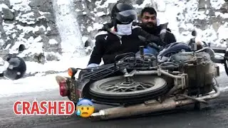 Day 2 in indian switzerland *LOL* 😂 | Crashed in black snow | Manali situations now days |
