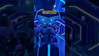 ⚡️ Insane TRON Launch at Magic Kingdom! 🚀 #disney