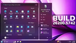 Новая сборка Windows 11 25H2 26200.5742 &mdash; новый дизайн меню &laquo;Пуск&raquo;, новые настройки и исправления...