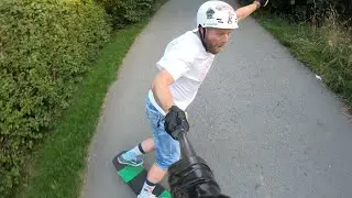 KAM NA LONGBOARD V PRAZE - Prokopák freeride (skateface run :D)