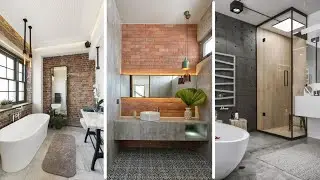 Industrial Bathroom Designs With Vintage Or Minimalist Chic