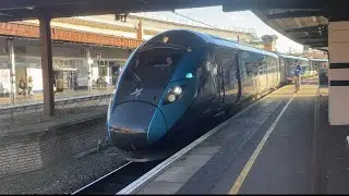 Travelling towards York on a TransPennine Express Class 802 Nova 1