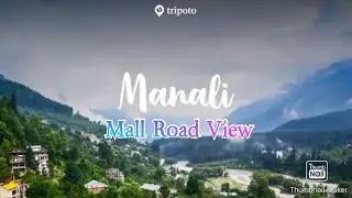 Beauty of Manali Mall Road ..😍..Incredible India ..At Evening view 😍.