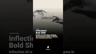 Inflection AI is no longer in the race #ai #artificialintelligence #inflection #chatgptpulse