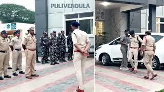 Kadapa SP Harshavardhan Raju Makes Surprise Visit at Pulivendula Police Station | AP Police