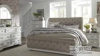 Magnolia Manor Upholstered Sleigh Bed Rev