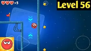 Red Ball 4 Gameplay Level 56 | Red Ball 4 Level 56 Walk-through | #shorts #YouTubeshorts