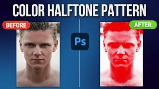 How to Create a Color Halftone Pattern Photo Effect in Adobe Photoshop