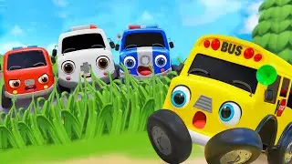 Wheels On The Bus + Baby Shark | Fun Time with Family🧡Learn and Play | Nursery Rhymes & Kids Songs