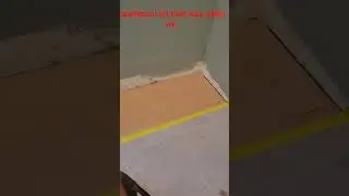 masking under your basebaord to save time#carpentry #diy #shorts