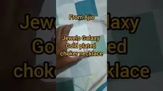 Jewels Galaxy Gold Plated Choker Necklace From Ajio✨😍