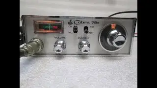 Cobra 78X C/B radio demo for ebay