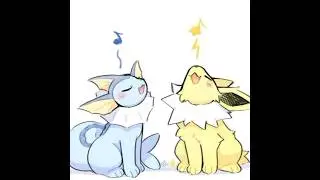 Vaporeon x Jolteon #eeveelution #pokemon #vaporeon #jolteon #shorts #eevee