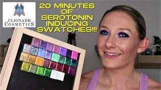 Swatching my ENTIRE Clionadh Cosmetics Eyeshadow Collection!!!!