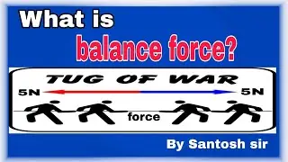 #sirscience| science| Physics What is Balance force? संतुलित बल| explain with example| force |