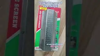 Rice mill jali Original Tempered steel jali 6n40 mini Rice mill order 9937488620 free Delivery