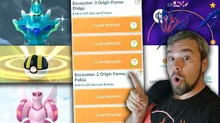 Shiny Origin Dialga & Palkia Compensation! Shiny Galarian Bird Catch! Best Buddy Eternatus! & More!