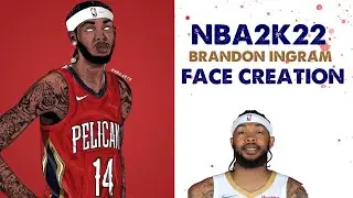 NBA 2K BRANDON INGRAM FACE CREATION