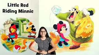 Little Red Riding Minnie | Story telling for kids in English | By Ritu Sharma | Minnie Mouse.