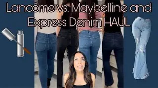Тушь Lanc&ocirc;me Id&ocirc;le против Maybelline Sky High с примеркой Express Denim 2021 | За 40