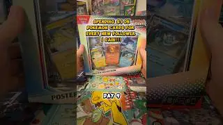 DAY 9: SPENDING $1 ON POKEMON CARDS FOR EVERY NEW SUBSCRIBER I GAIN! #pokemon