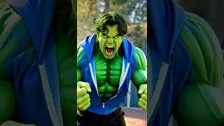 The Incredible Hulk Transformation! #hulk #spiderman #shorts