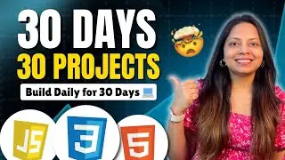 30 Frontend Projects Using HTML, CSS & JavaScript to Get Job-Ready in 2026 🚀
