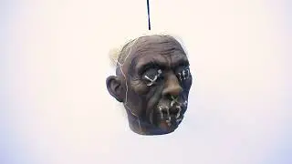 Shrunken Head A-2 Cabeza Encogida Jibaro Ghoulish Productions Decorative