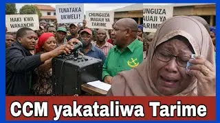 Raia Walipuka,Kiongozi wa CCM Afukuzwa Mkutano kwa kutetea Samia kuhusu Mauaji ya oct 29 Tanzania 