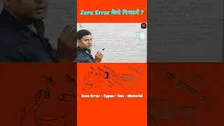 Fitter Measuring Tool &ndash; Micrometer | Zero Error & Least Count | NCVT | #micrometer @sunilsiriti
