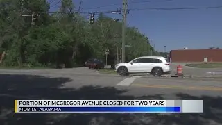 Portion of McGregor to close Monday morning as city begins second phase of construction